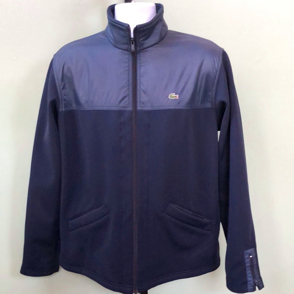 Lacoste Men's Navy Blue Jacket Size 7 / XXL - Picture 5 of 13